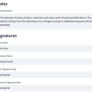 🔧 Job Estimate Generator: Your Simple, Reliable Estimation Solution!